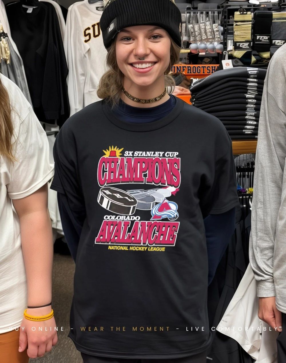 Colorado Avalanche 3x Stanley Cup Champions Penalty Box shirt