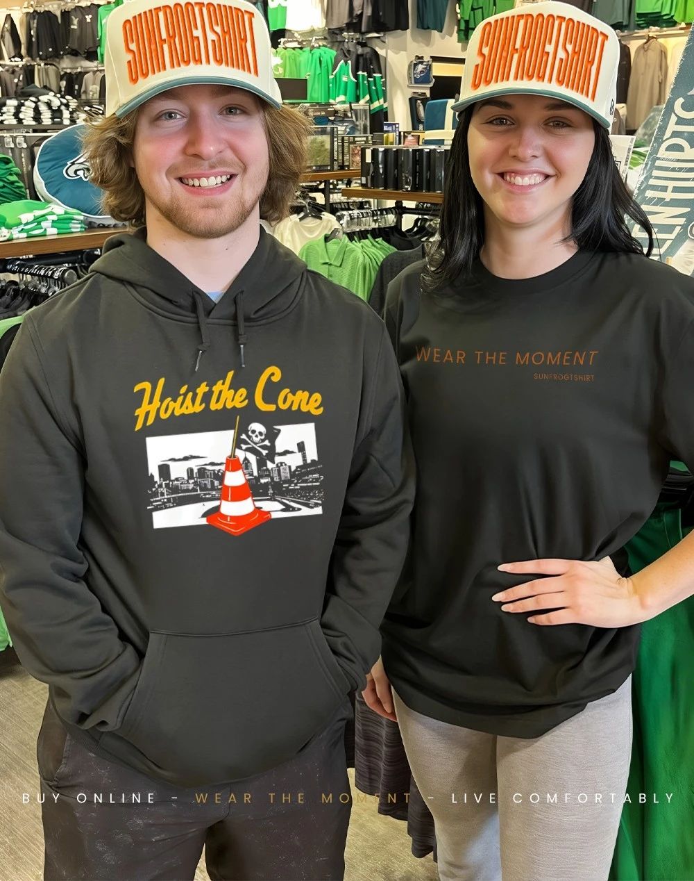 Pittsburgh Pirates Hoist The Cone graphic flag shirt
