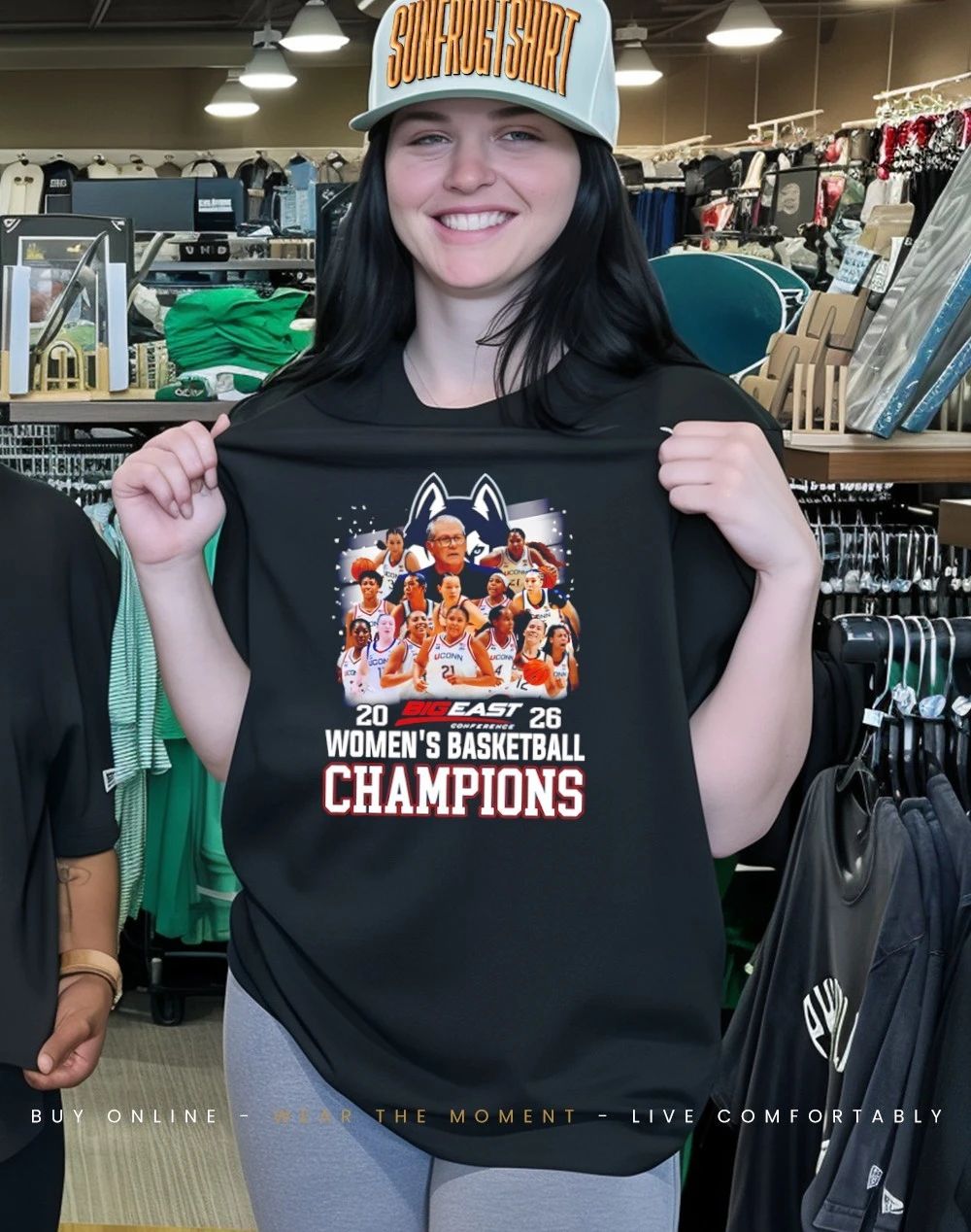 UConn Huskies 2026 Big East Women’s Basketball Champions graphic shirt