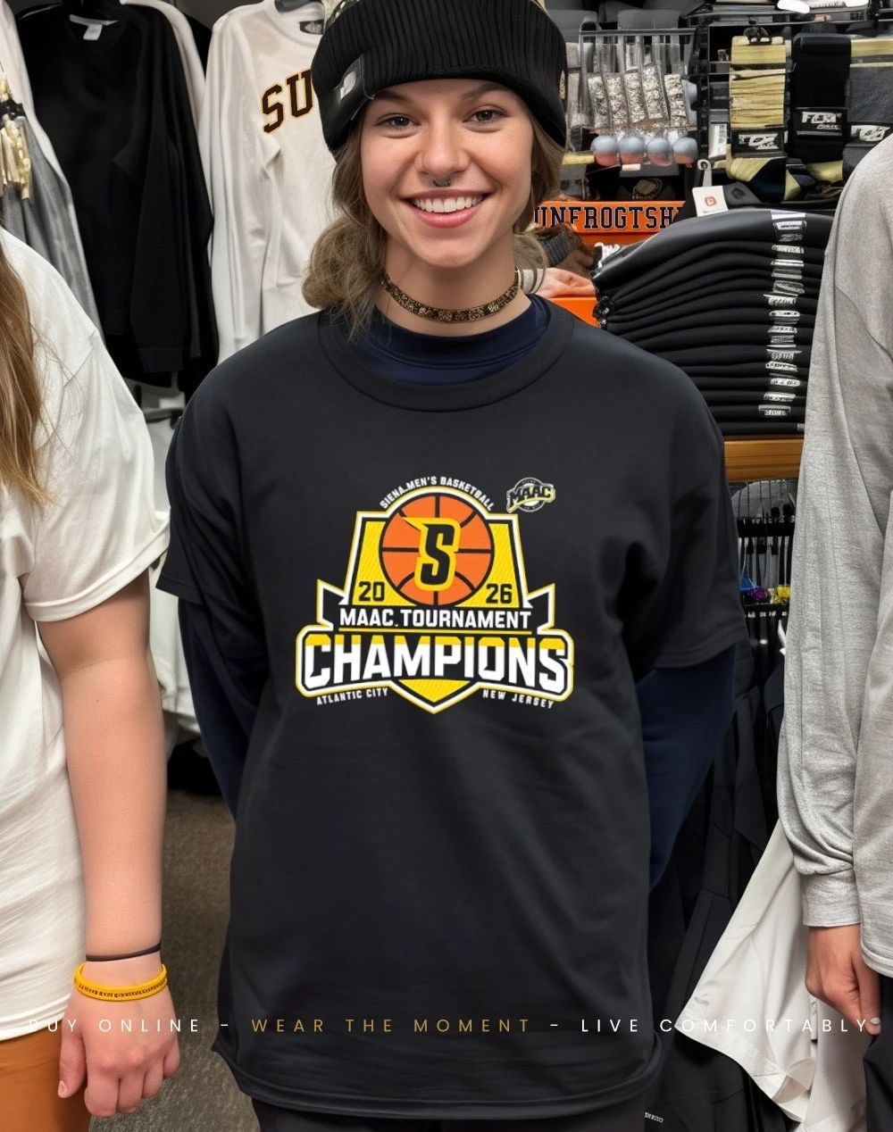 Siena Men’s Basketball 2026 MAAC Tournament Champions shirt