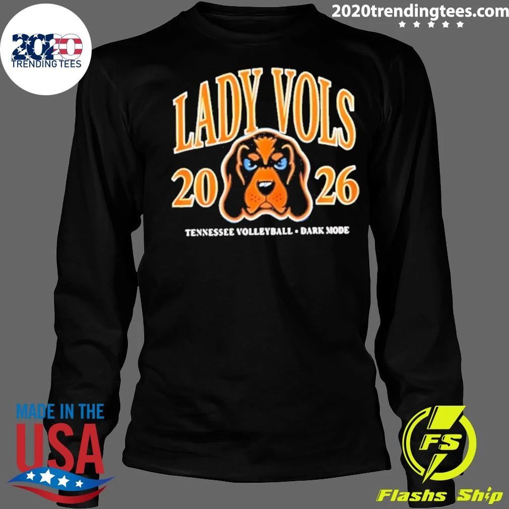 Lady Volunteers Volleyball Dark Mode 2026 Shirt