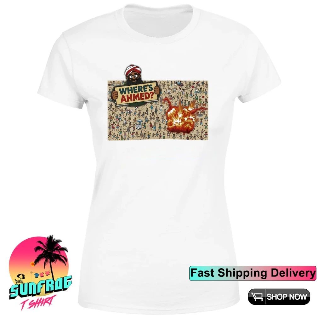 Where’s Ahmed Where’s Waldo parody shirt