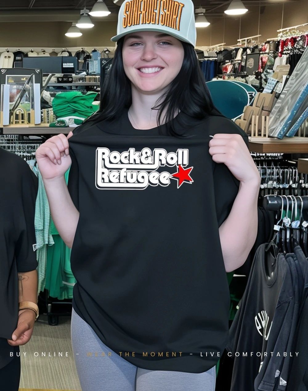 Rock and Roll Refugee star shirt