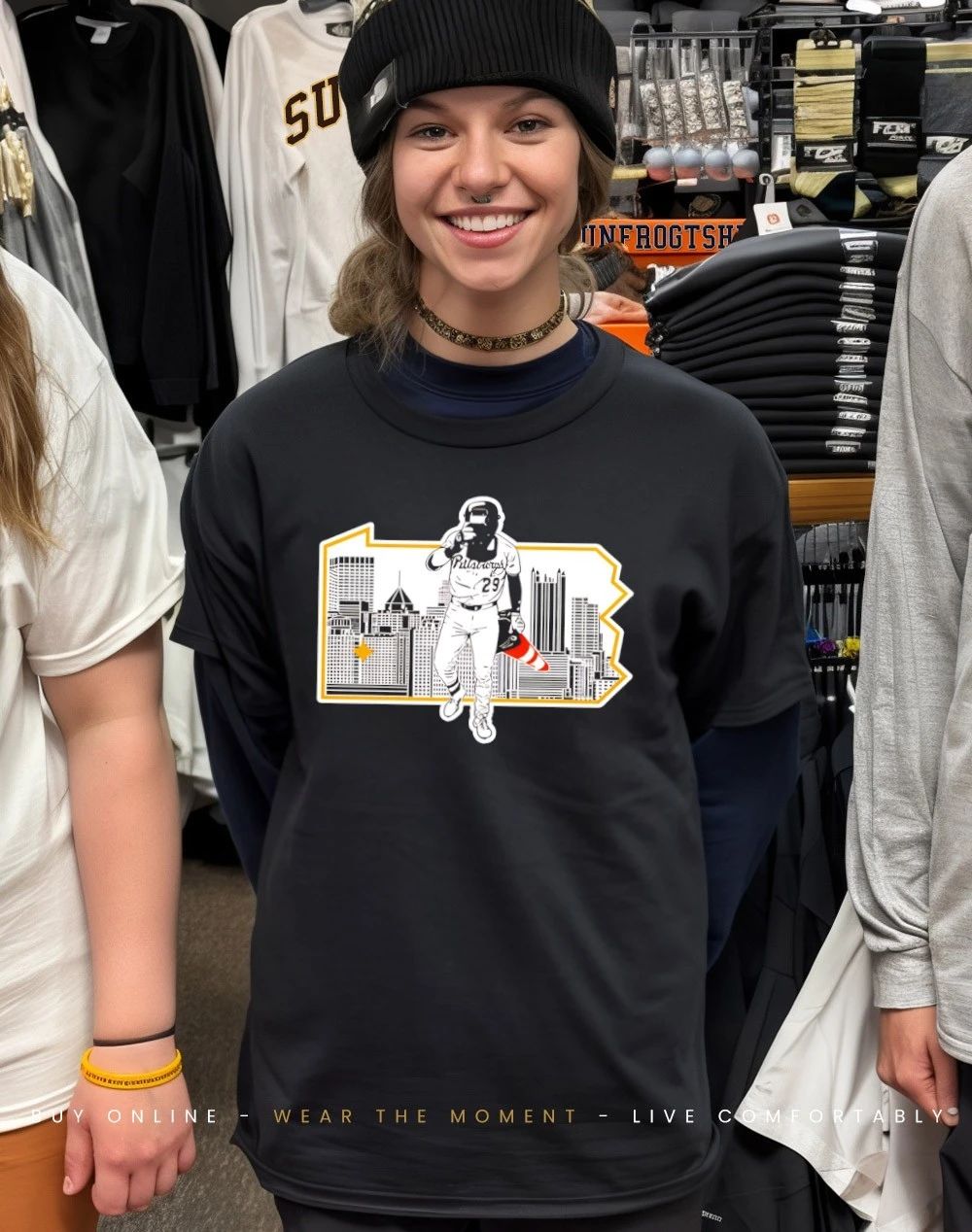 Hoist The Cone City Skyline Paul Skenes Pittsburgh Pirates Baseball MLB 2026 shirt