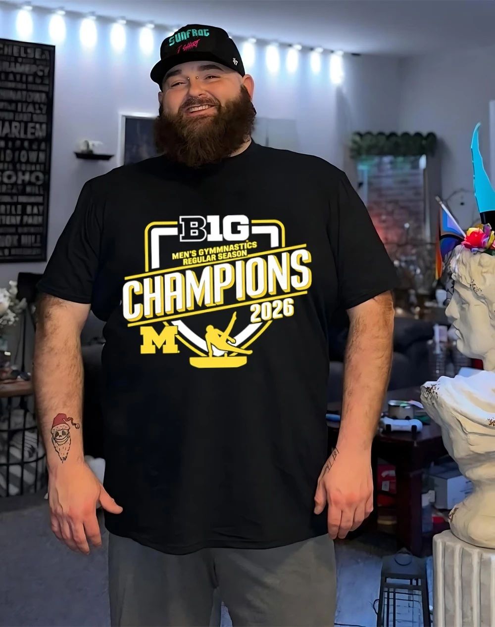 Michigan Wolverines 2026 Men’s Gymnastics Big Ten Champions shirt