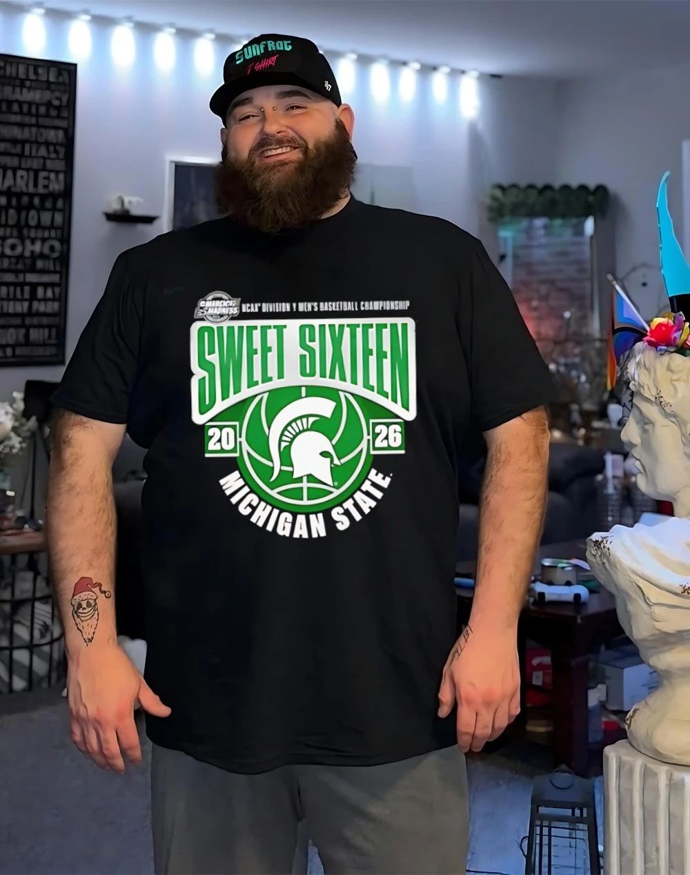 Michigan State Spartans Men’s Basketball 2026 NCAA March Madness Sweet 16 shirt