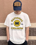 2026 National Champions Michigan Wolverines men’s basketball shirt