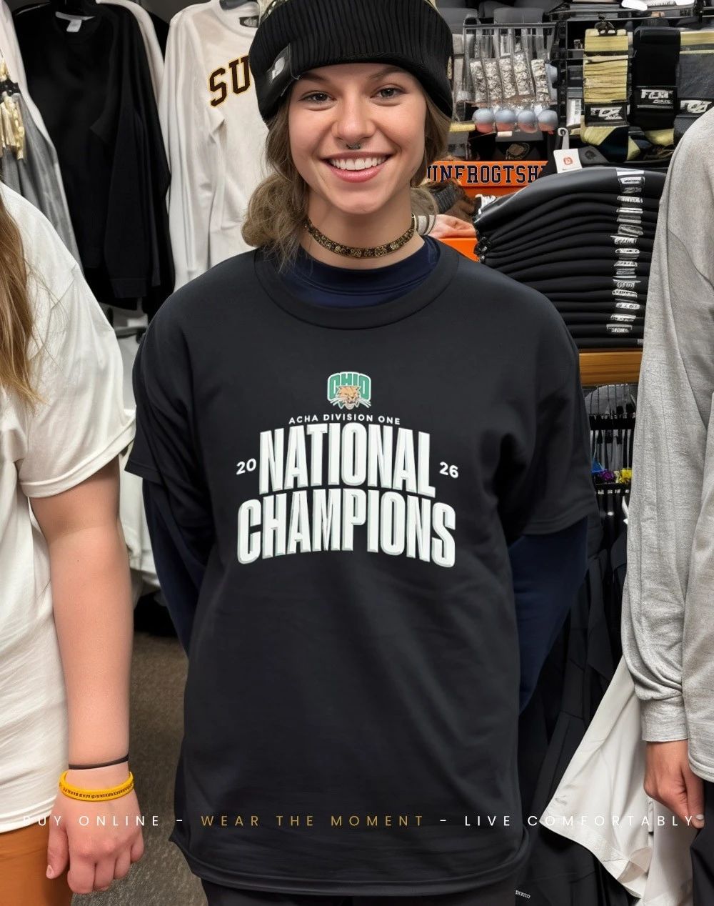 Ohio Bobcats men’s ice hockey National Champions 2026 shirt