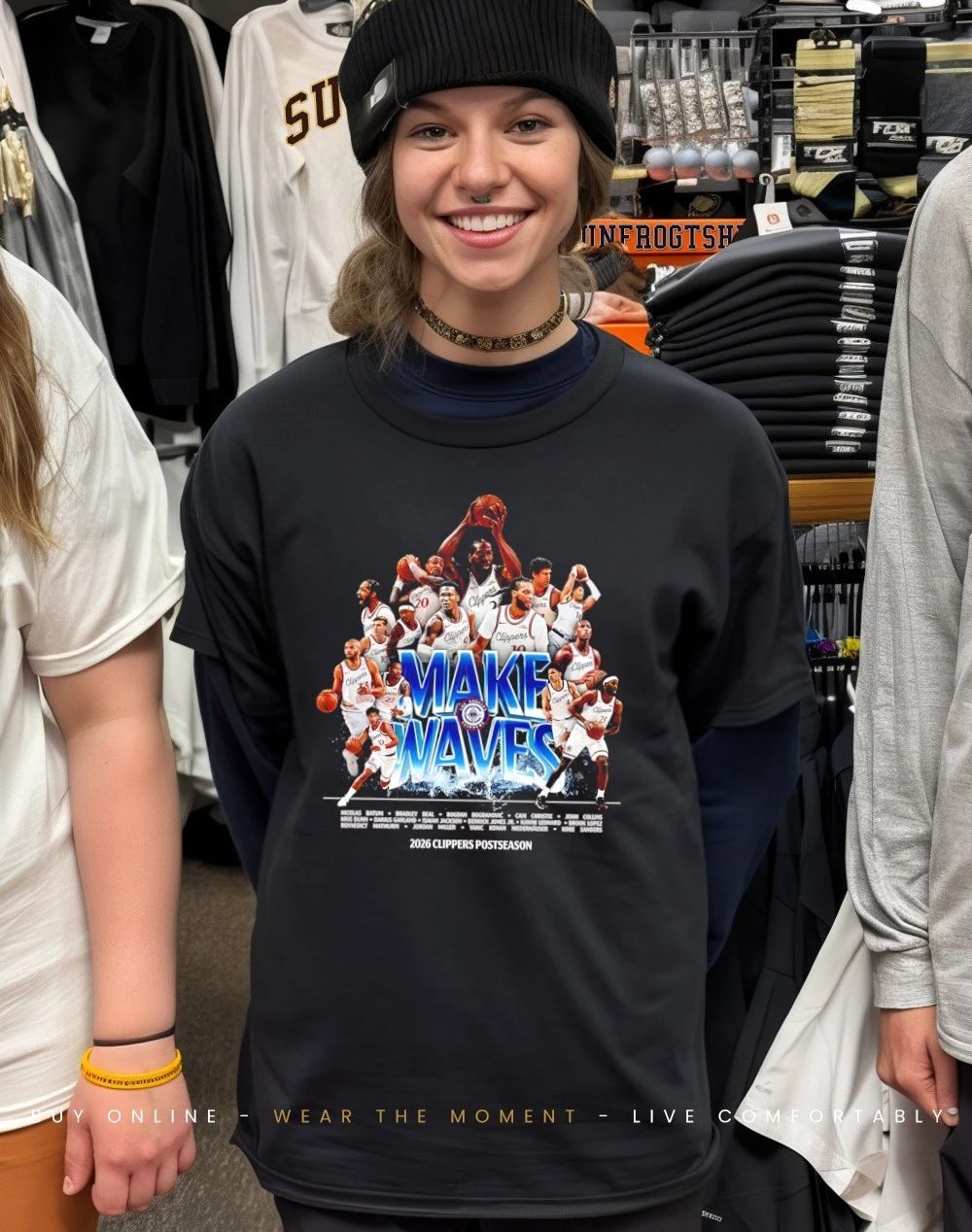 LA Clippers Make Waves 2026 NBA Postseason shirt