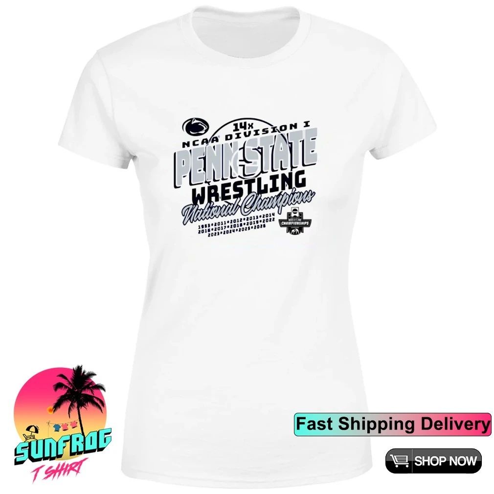 Penn State Nittany Lions Wrestling National Champs 2026 14X shirt
