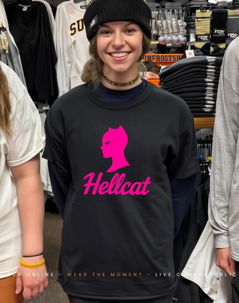 Selena Hekate Hellcat Pink shirt