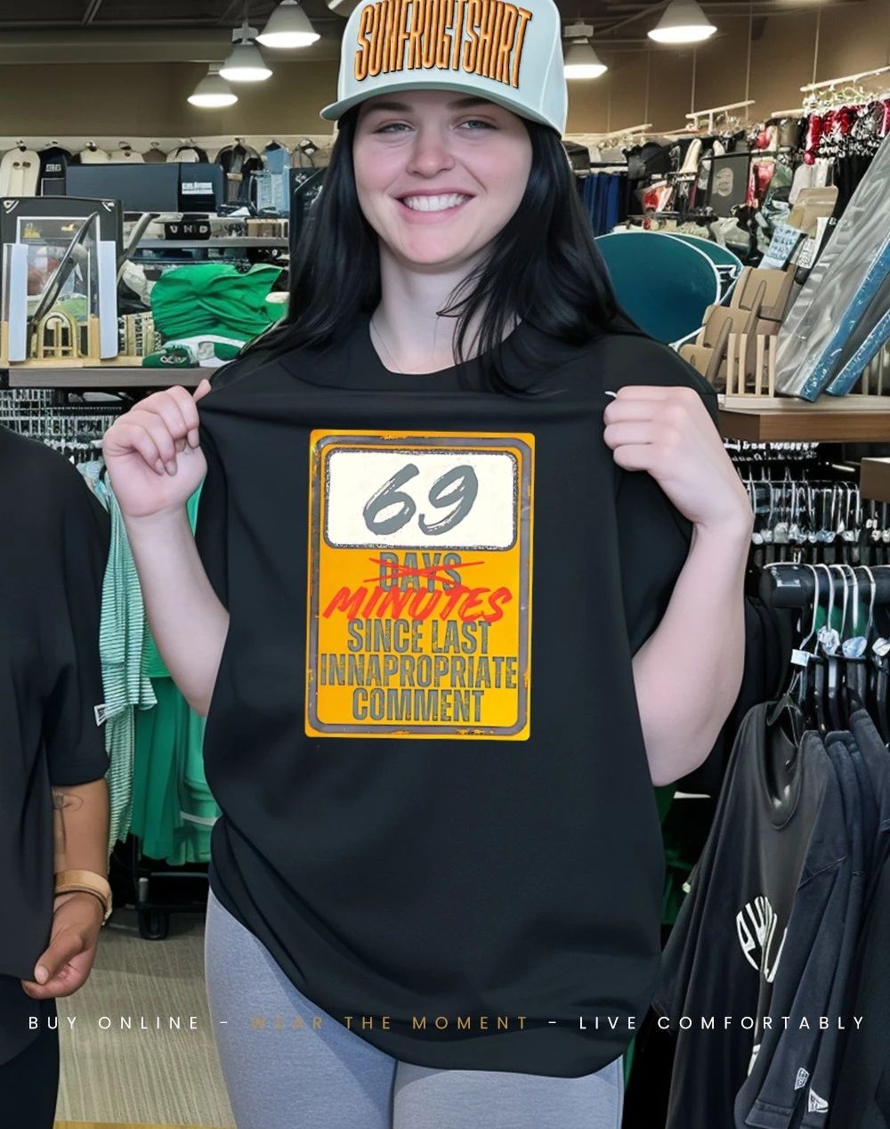 69 Minutes since last inappropriate comment shirt