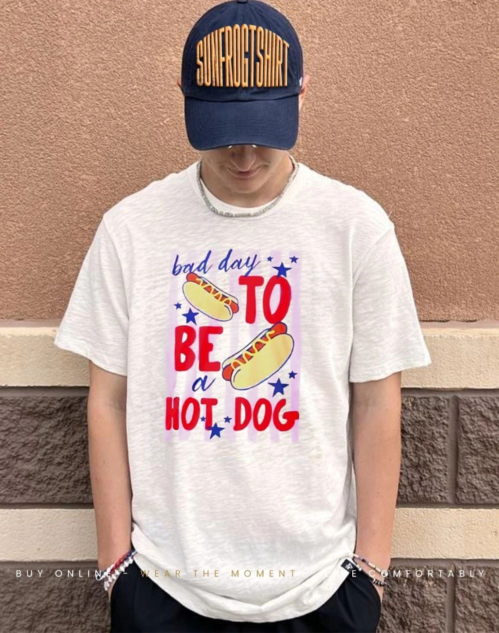 Bad Day To Be A Hot Dog Funny 4th Of July shirt