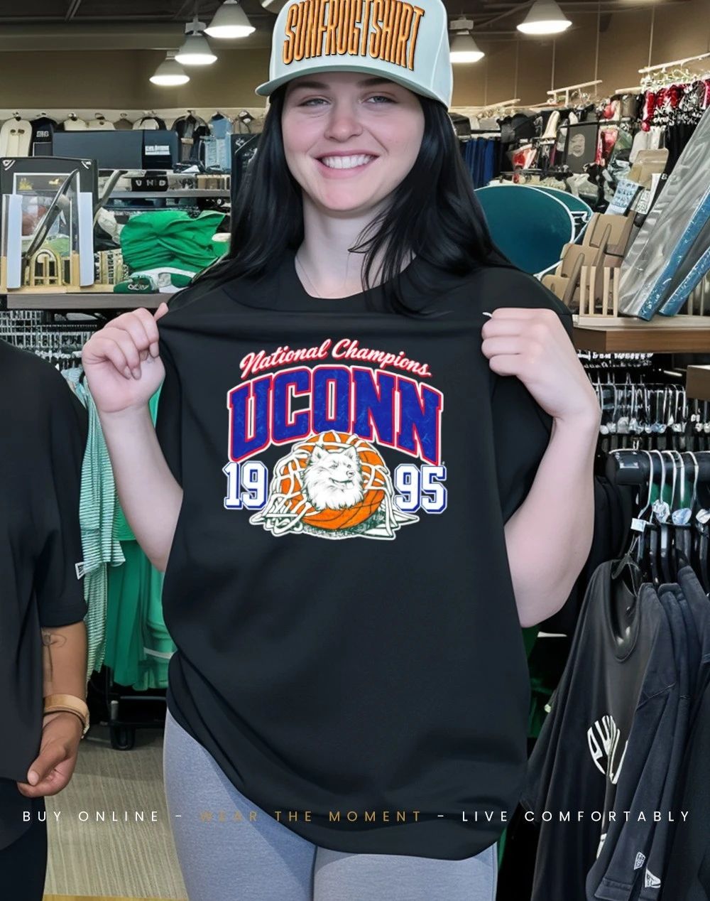 Uconn Huskies 1995 Basketball Champions vintage shirt