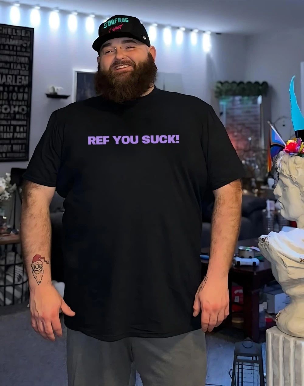 Ref you suck hockey shirt
