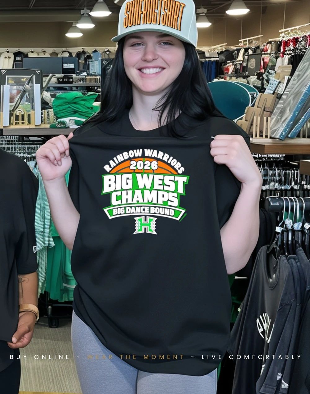 Hawaii Rainbow Warriors 2026 Big West Champs Big Dance Bound shirt