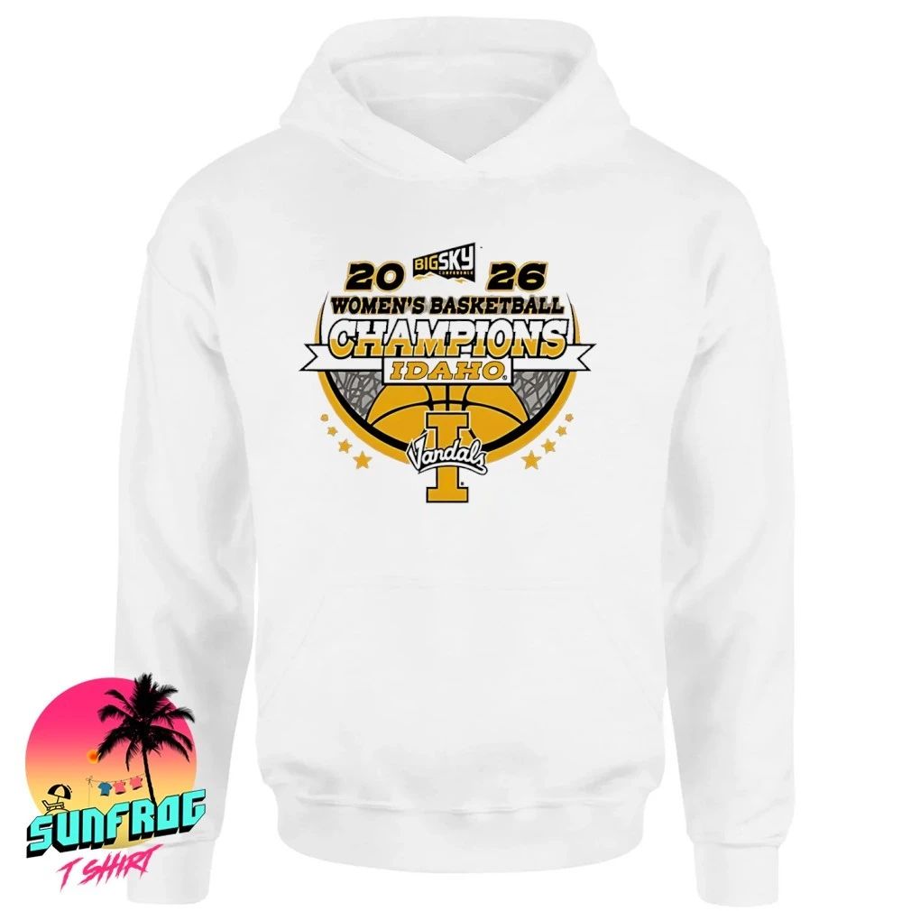 Idaho Vandals Champions 2026 Big Sky Womens Basketball Tournament Conference shirt