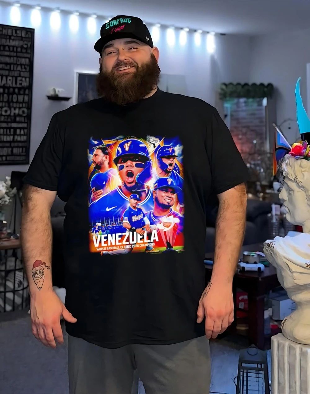 Venezuela baseball WBC 2026 Champions player collage shirt