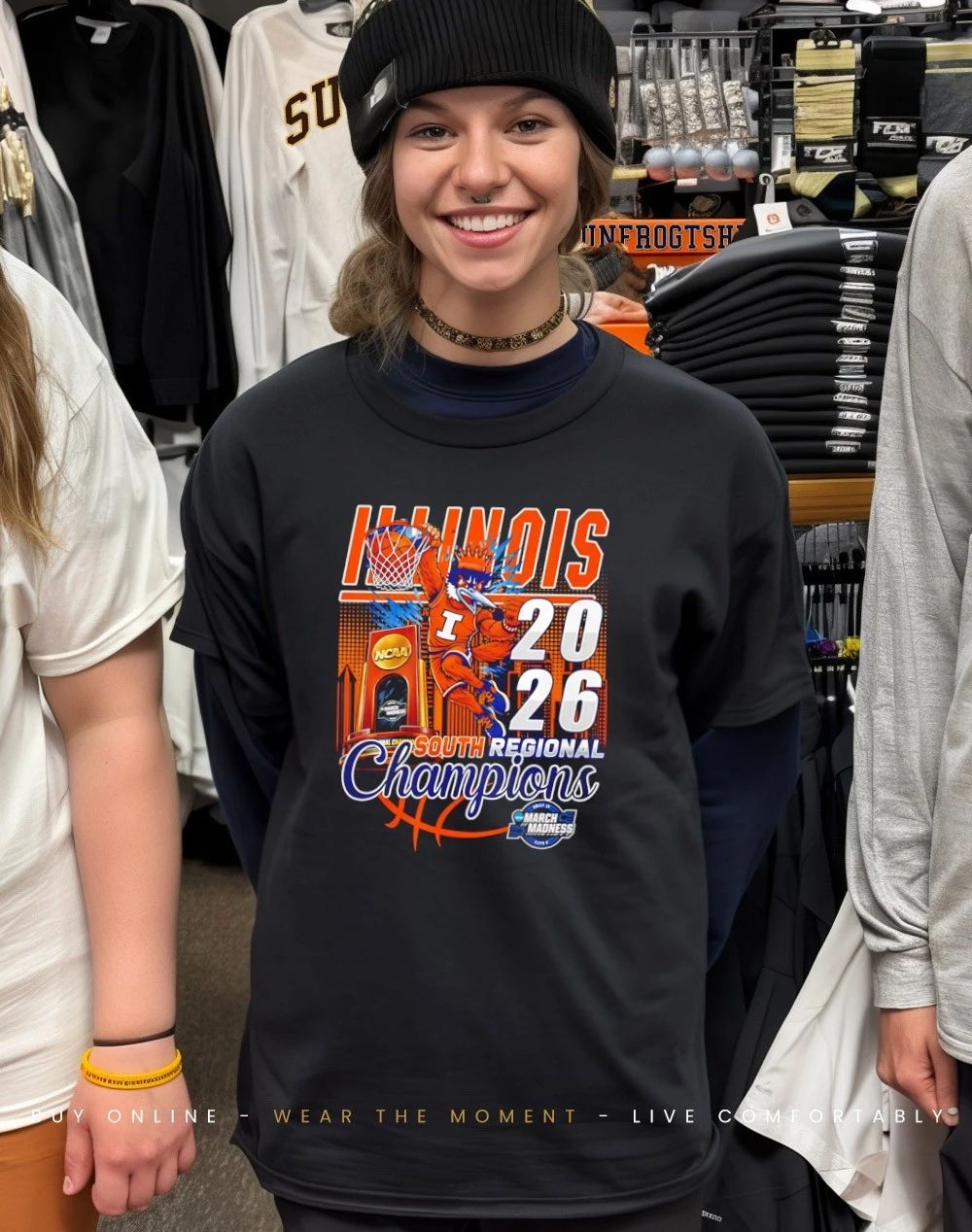 Illinois Fighting Illinis ’26 South Regional Champions mascot shirt