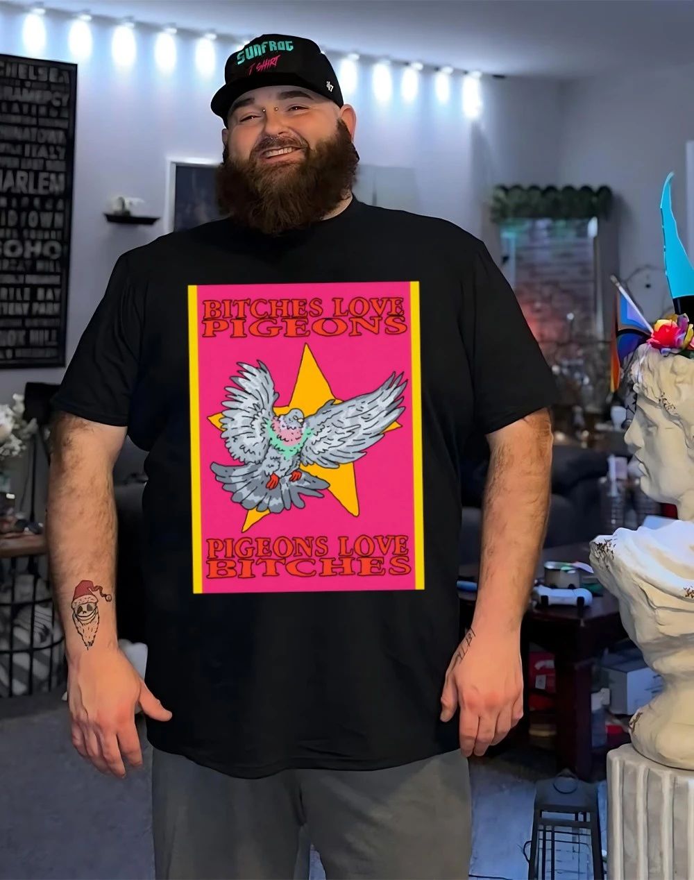 Pigeon bitches loves pigeons pigeons love bitches shirt