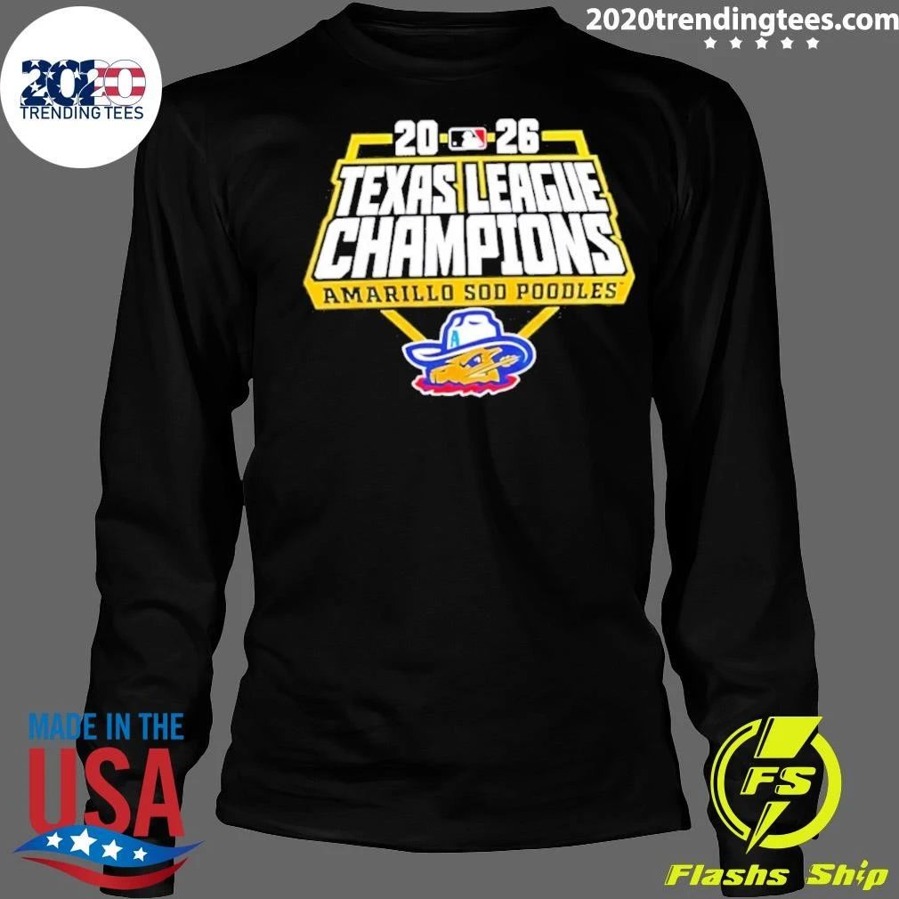 Amarillo Sod Poodles 2026 Texas League Champions Shirt