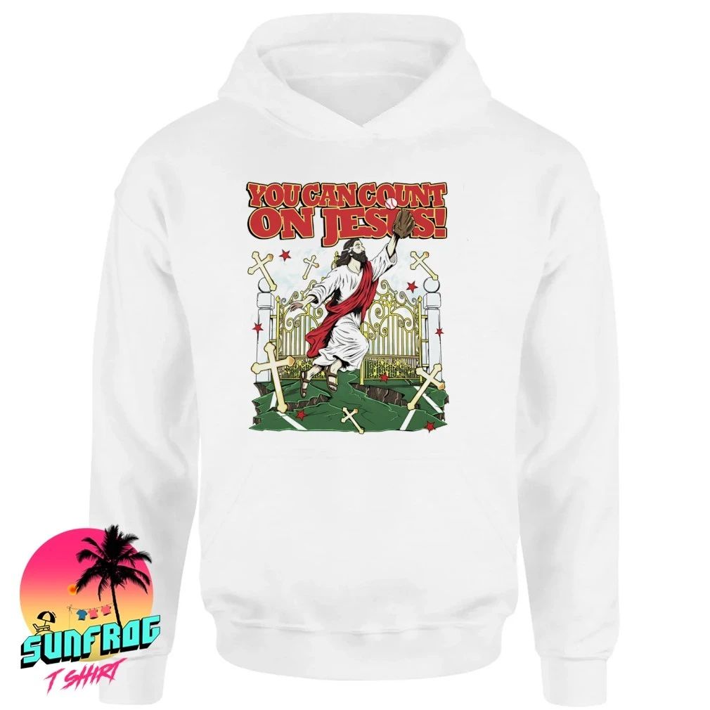 You can count on Jesus Catches Baseball Jesus Played Baseball shirt