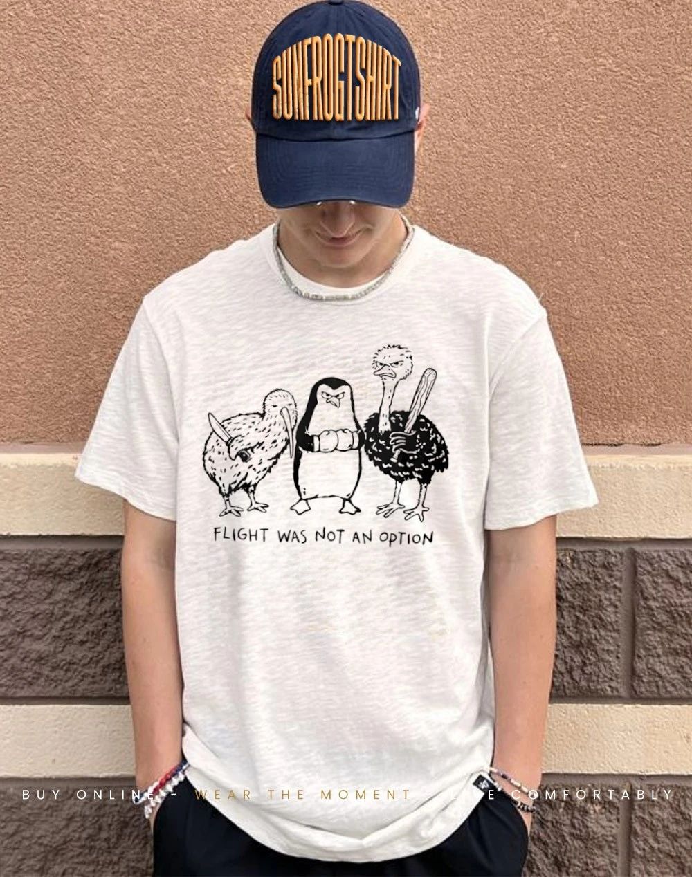 Flight Was Not An Option animal shirt