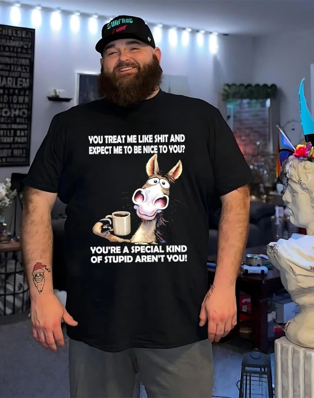 You treat me like shit and expect me to be nice to you shirt