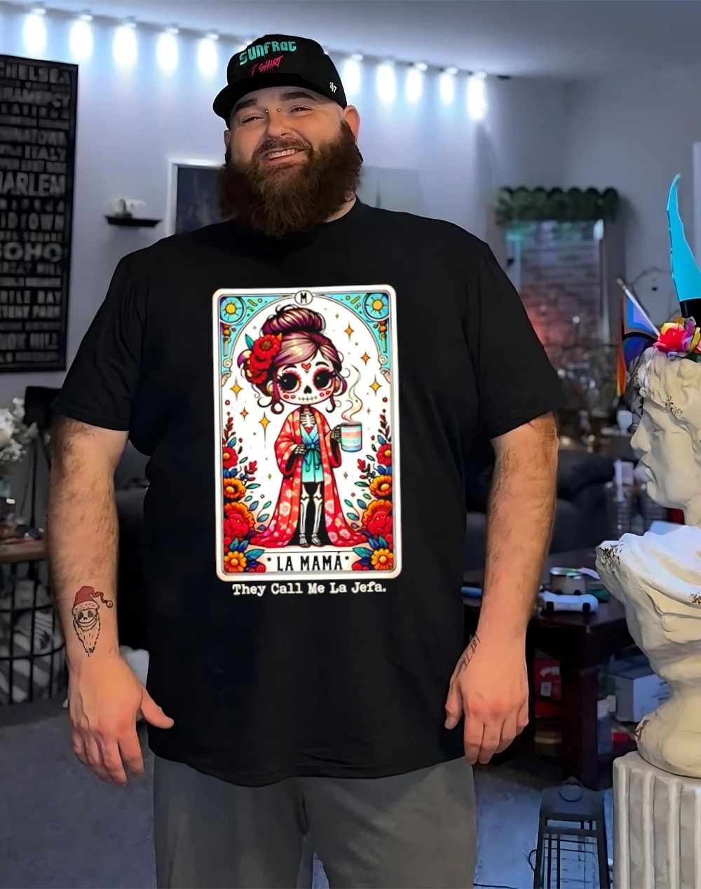 La Mamá Loteria they call me la jefa shirt