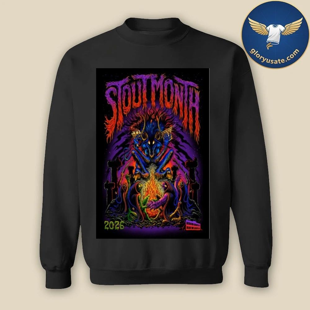 Stout Month 2026 – Fort George Brewery Poster Shirt