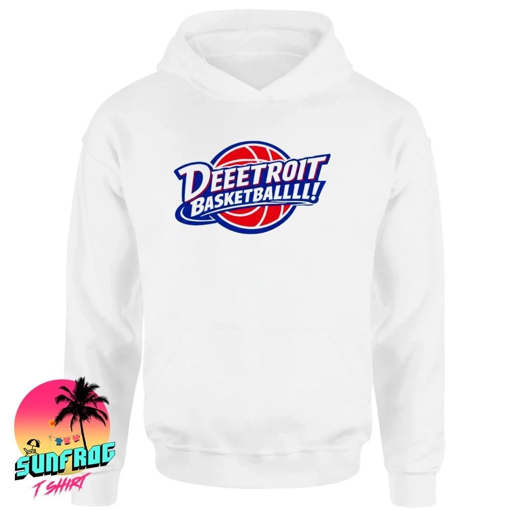 Deeetroit Basketball logo graphic shirt