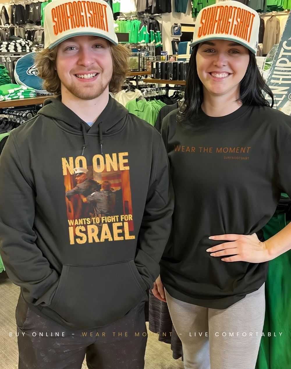 No One Wants To Fight For Israel cartoon shirt