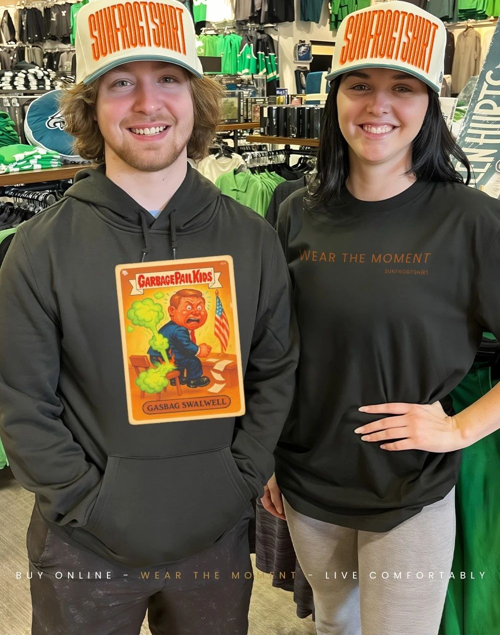 Garbage Pail Kids gasbag Eric Swalwell shirt