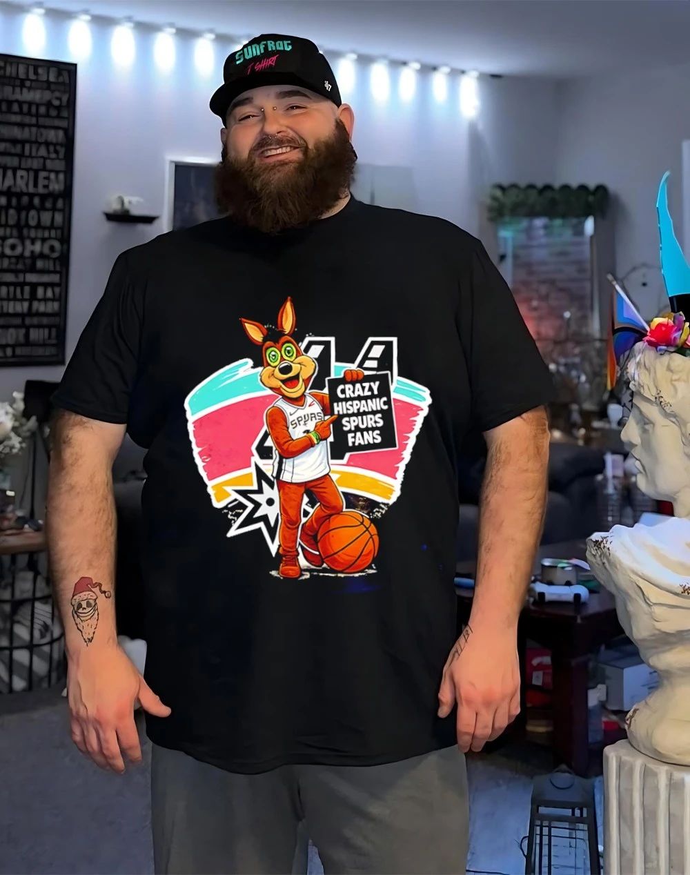 San Antonio Basketball Crazy Hispanic Spurs Fan shirt