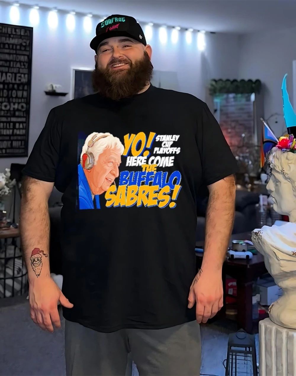 Rick Jeanneret Yo Here Come The Buffalo Sabres shirt
