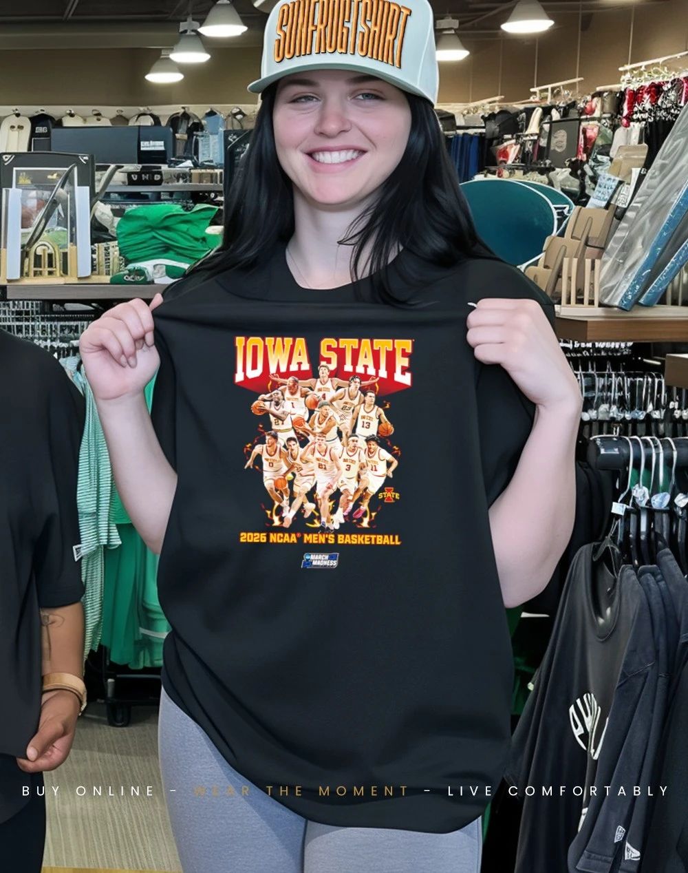 Iowa State Men’s Basketball NCAA March Madness 2026 Team Collage shirt