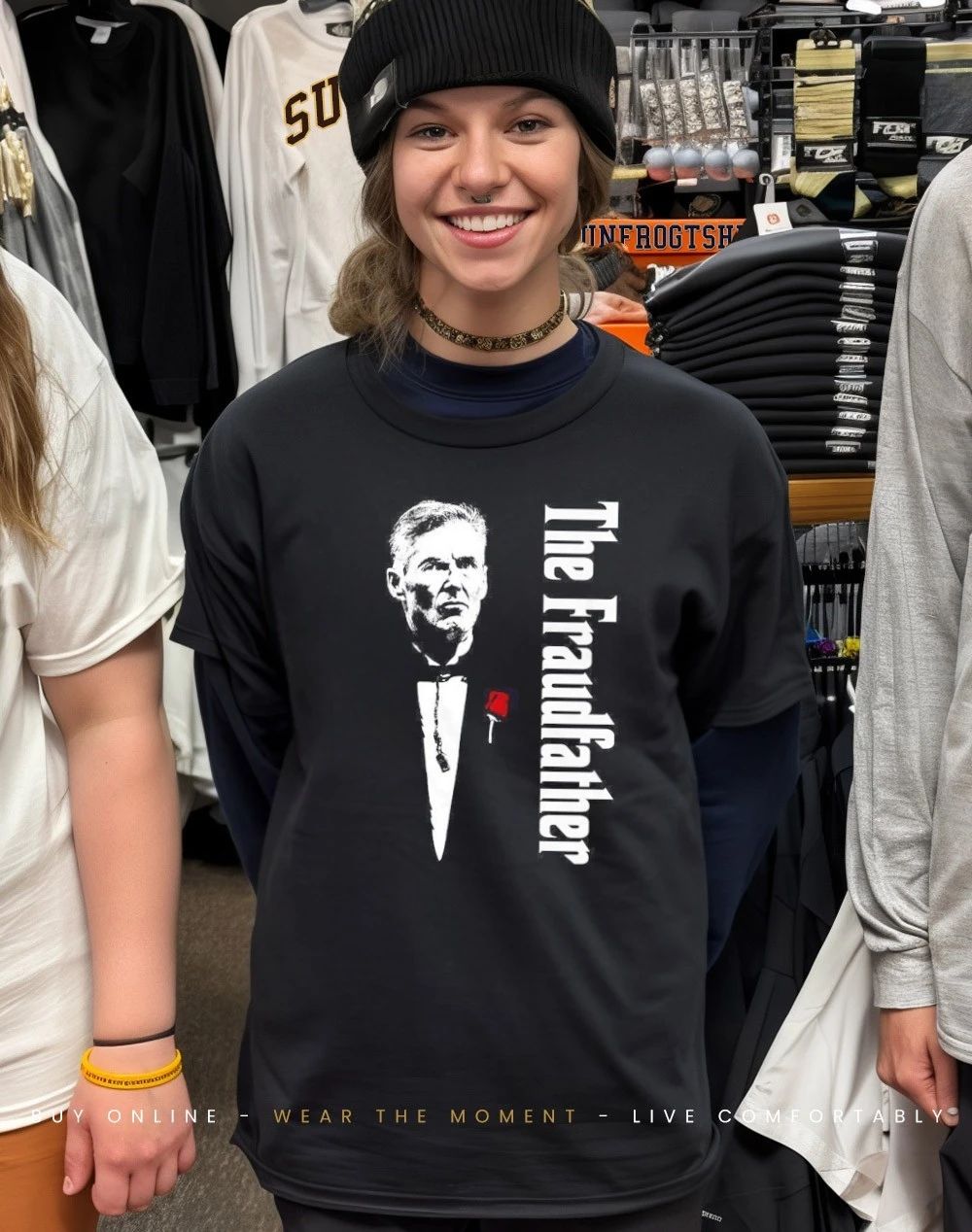 Minnesota Timberwolves Chris Finch The Fraudfather Front and Back shirt