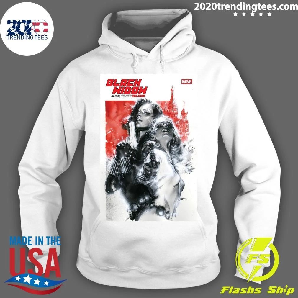 Black Widow Black, White & Red Room Signature Shirt