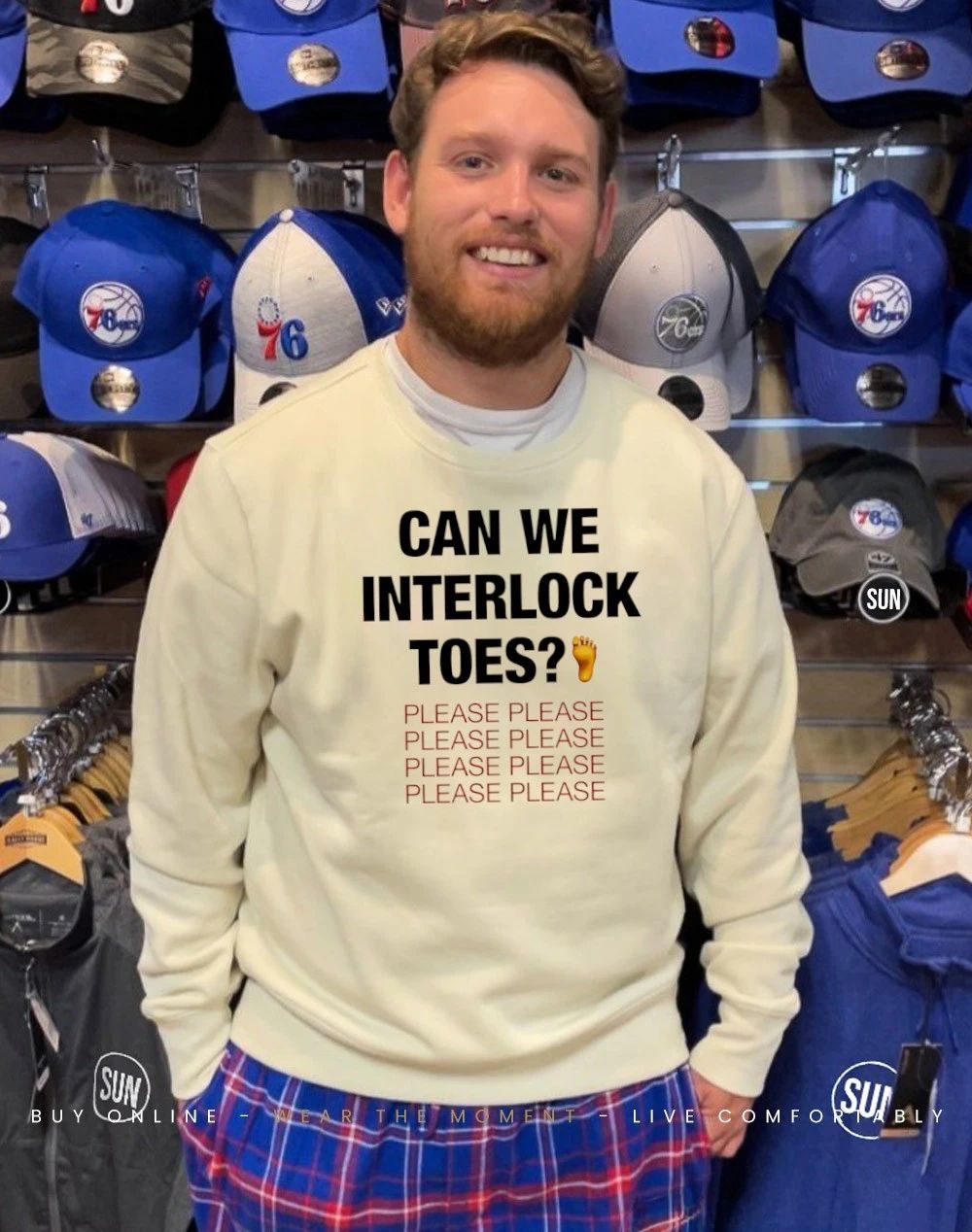 Can we interlock toes please shirt