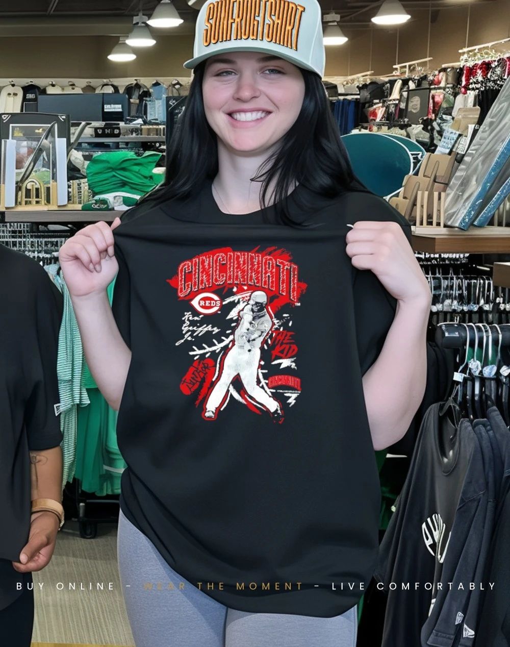 Ken Griffey Cincinnati Reds Chalked Up Player paint shirt
