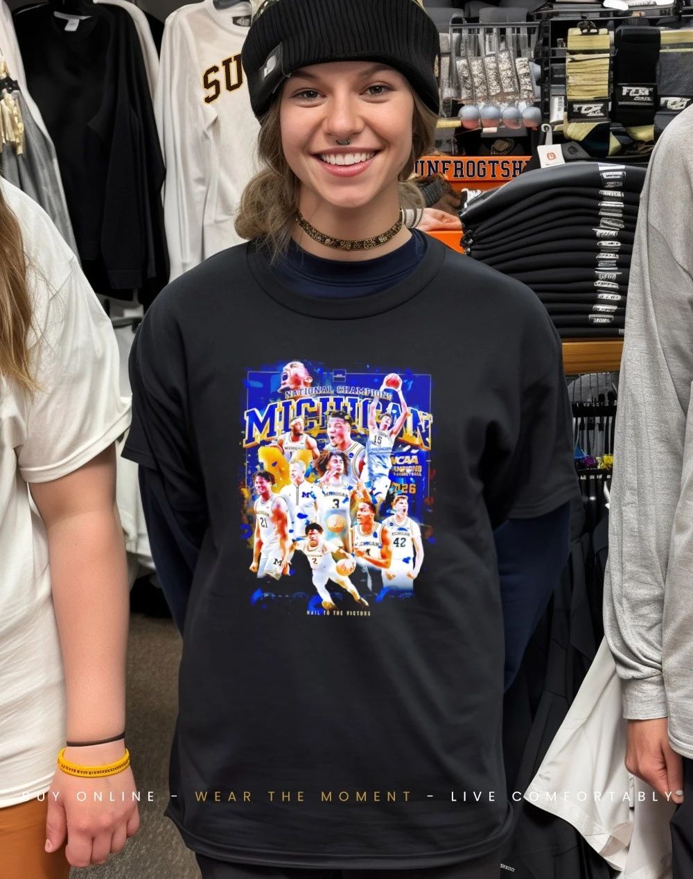 Michigan Wolverines 2026 National Champions Hail to the Victors poster shirt