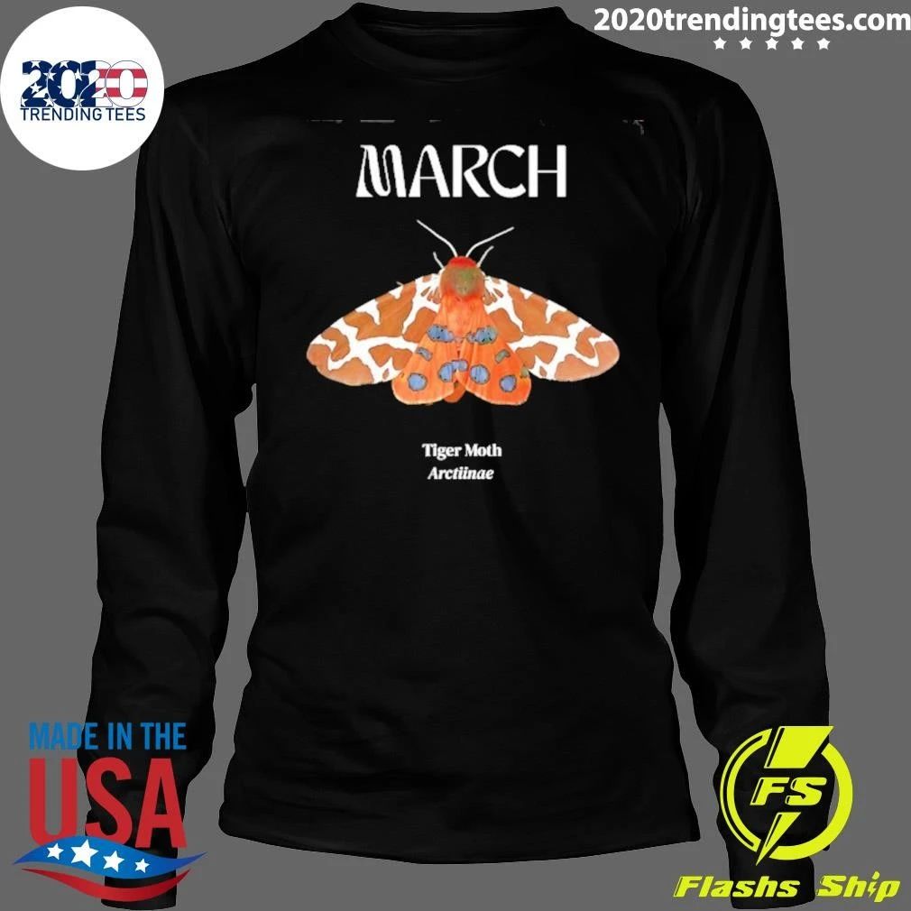March Tiger Moth Arctiinae Entomology Shirt