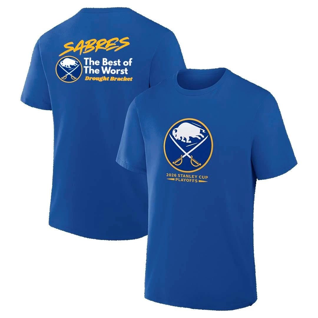 Buffalo Sabres the best of the worst drought bracket front and back shirt