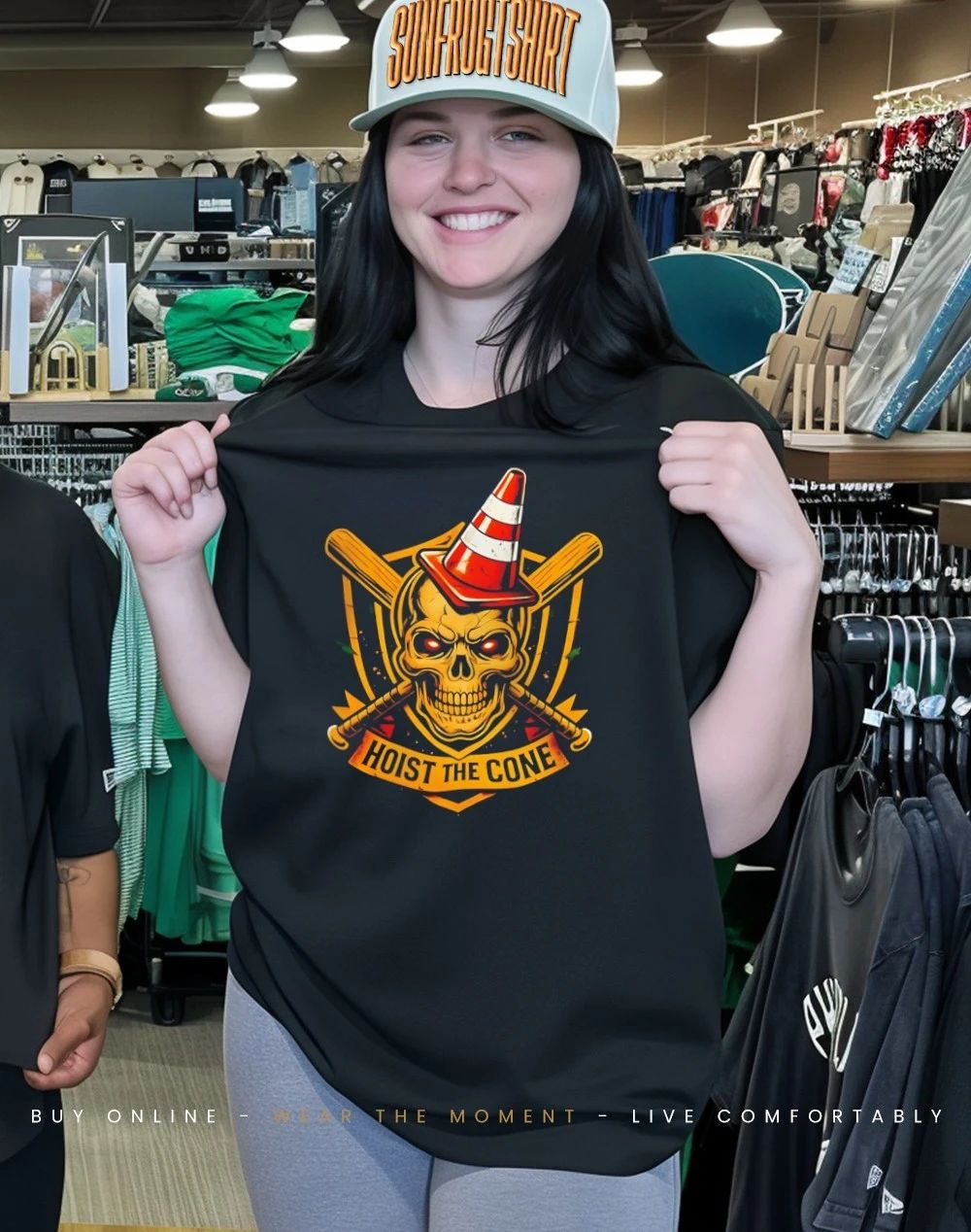 Hoist The Cone Hoist Skull Construction Cone Pittsburgh Pirates shirt