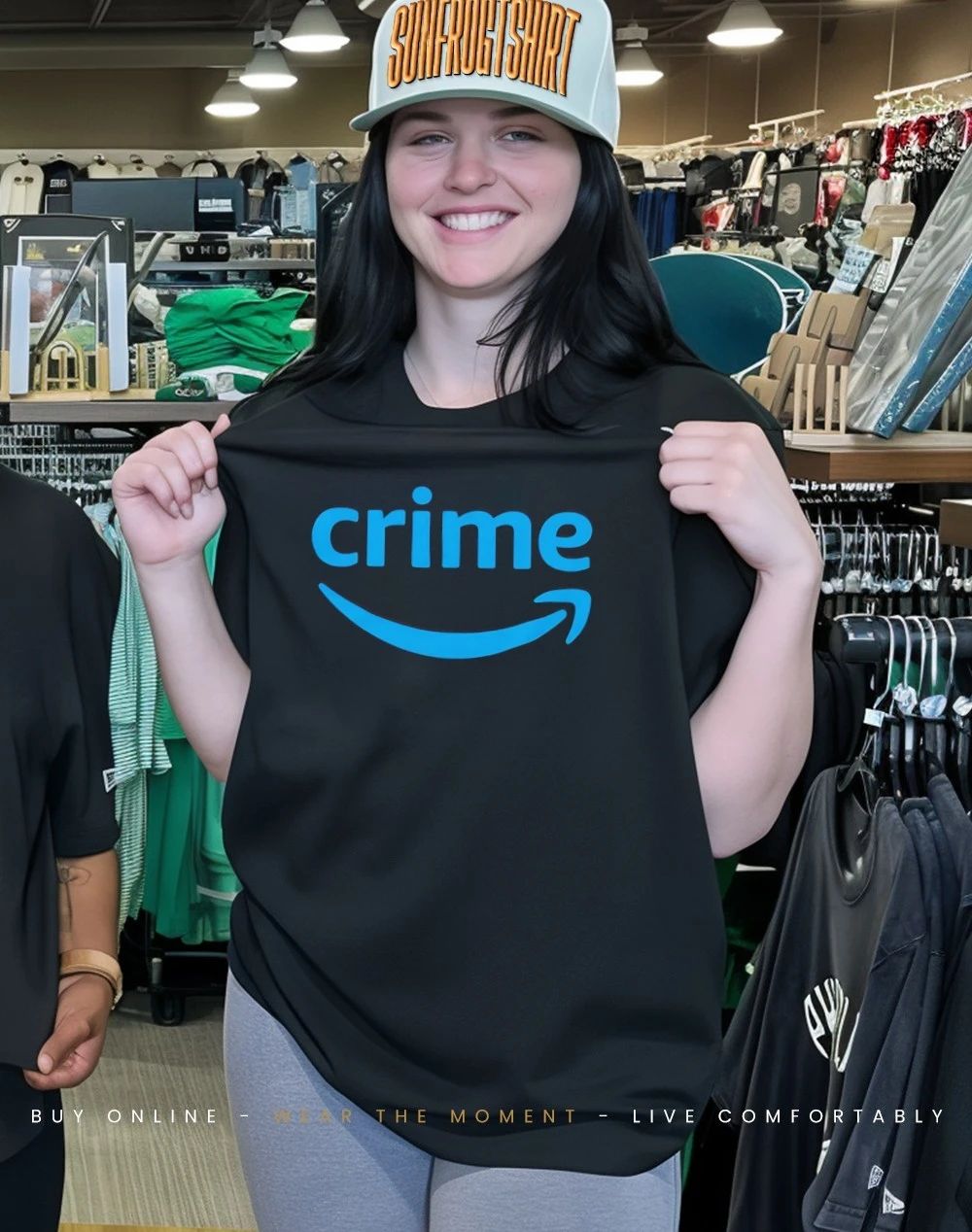 Amazon Crime logo shirt