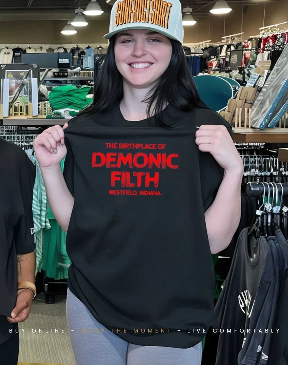 The Birthplace Of Demonic Filth Westfield Indiana shirt