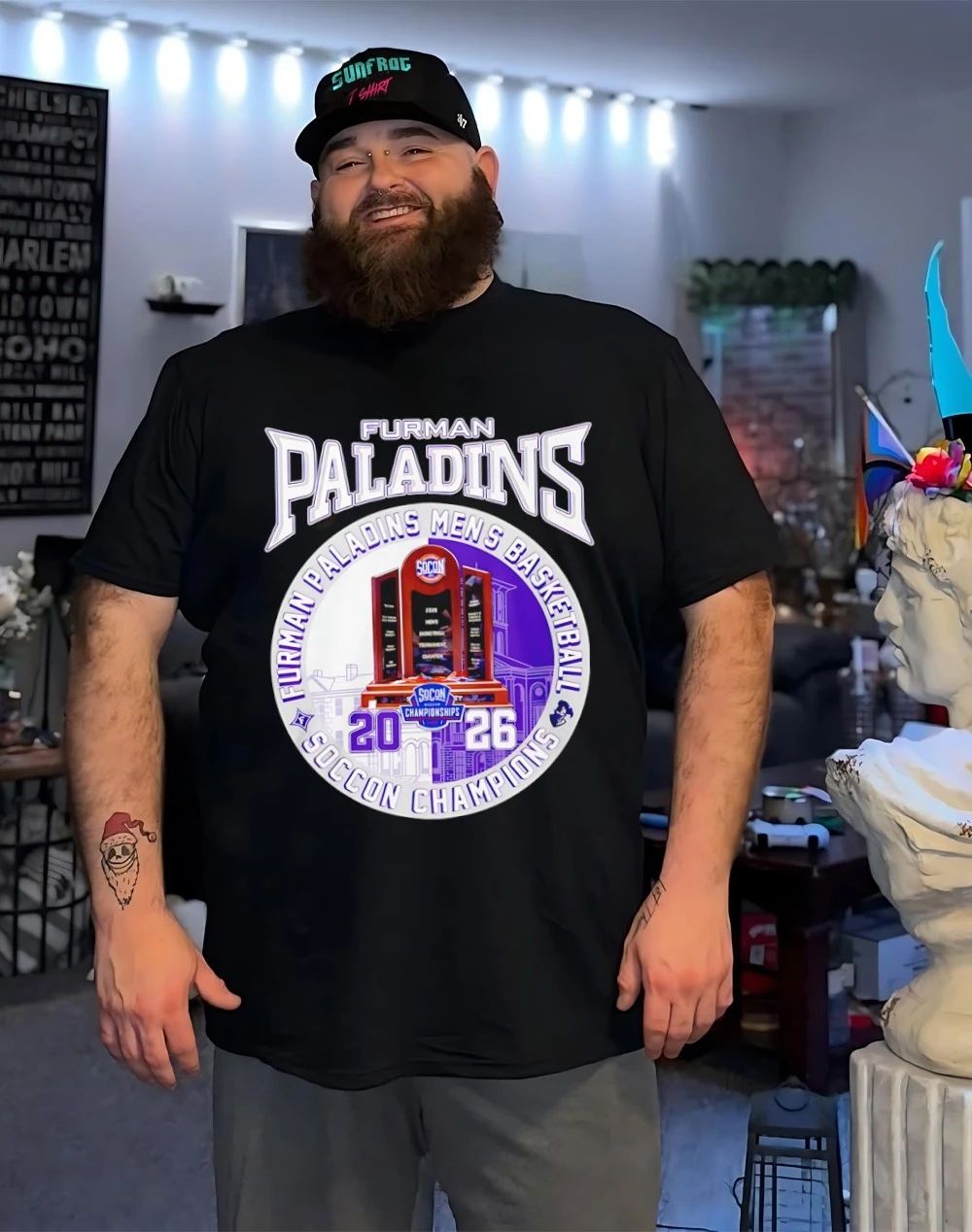 Furman Paladins Men’s Basketball 2026 Socon Champions shirt