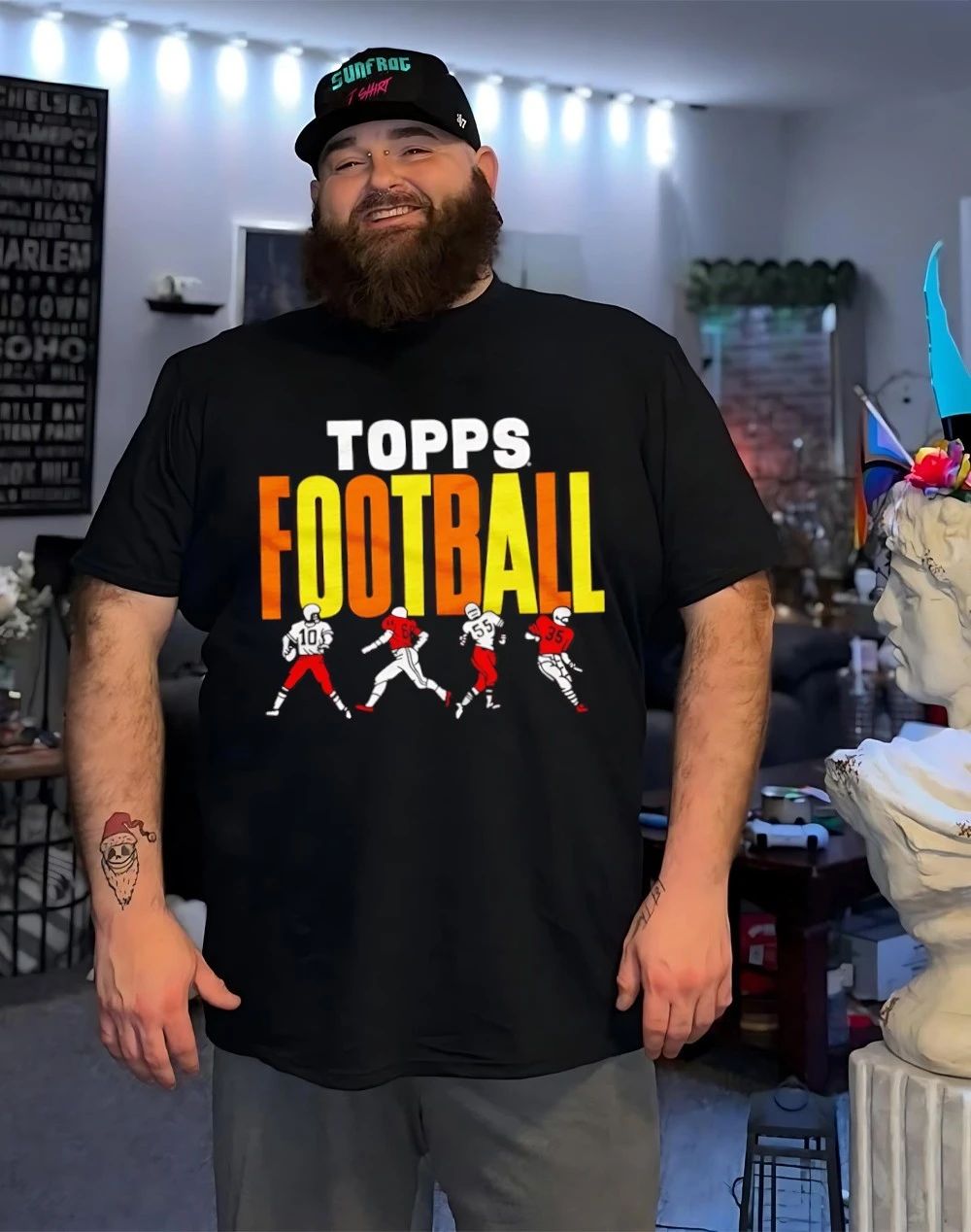 Topps Football Multicolor graphic shirt