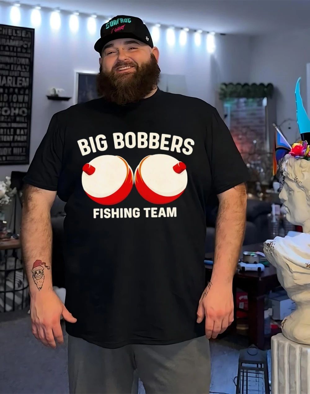 Big bobbers fishing team funny shirt