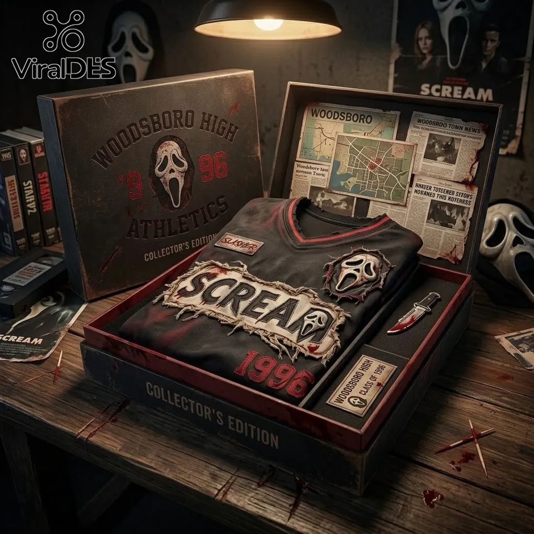 Scream Ghostface Slasher Horror Movie T-Shirt 2026